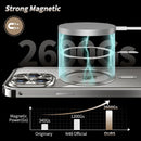 Magnetic Case for iPhone 16 Pro Max with 360° Full Body Protection, Double-Sided Tempered Glass