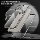 Magnetic Case for iPhone 16 Pro Max with 360° Full Body Protection, Double-Sided Tempered Glass