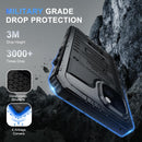 iPhone 15 Case Metal Heavy Duty Full Body Protective Defender Rugged Cover