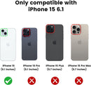 iPhone 15 Case Stand Built - in 360° Rotate Ring Kickstand Protective Phone Cover Case