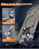 iPhone 15 Pro Heavy Duty Metal Frameless Slim Shockproof Case