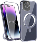 iPhone 15 Pro Invisible Stand 360 Degree Protection Cover