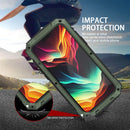 iPhone 15 Pro Metal Camera Protector Military Rugged Heavy Duty Shockproof Case