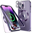 iPhone 15 Pro Shock - Absorb Case, Clear Back Cover Blue Titanium