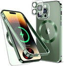 iPhone 15 Pro Shock - Absorb Case, Clear Back Cover Blue Titanium