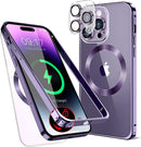 iPhone 15 Pro Shock - Absorb Case, Clear Back Cover Blue Titanium