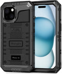 iPhone 15 Pro Waterproof Metal Heavy Duty Full Body Protective Case
