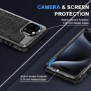 iPhone 15 Pro Waterproof Metal Heavy Duty Full Body Protective Case