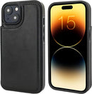 iPhone 15 Wallet Case Card Holder PU Leather Kickstand Card Slots Case