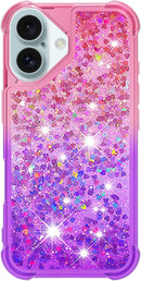 Heavy duty full body shockproof hybrid hard PC iPhone 16 Pro case three in one rugged protective cover