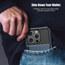 iPhone 16 Pro Case Card Holder Heavy Duty Dual Layer Shockproof Wallet Case