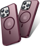 Case for iPhone 16 with MagSafe Compatibility, Slim Shockproof Protective Cover with Magnetic Alignment