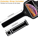 iPhone 16 Pro Max Max Running Exercise Armband Card Slot Black