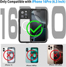 iPhone 16 Pro Waterproof Case Shockproof Phone Case Full Body Protective Case