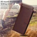 iPhone 16/17 Series Classic Calf Texture Flip Leather Phone Case