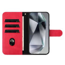 iPhone 16/17 Series Dual - Folded S - shape Leather Phone Case