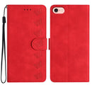 iPhone 16/17 Series Seven Butterflies Embossed Leather Phone Case