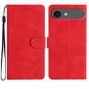 iPhone 16/17 Series Seven Butterflies Embossed Leather Phone Case