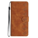 iPhone 16/17 Series Seven Butterflies Embossed Leather Phone Case