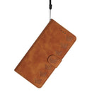 iPhone 16/17 Series Seven Butterflies Embossed Leather Phone Case