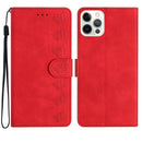 iPhone 16/17 Series Seven Butterflies Embossed Leather Phone Case