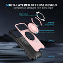 iPhone 17 Pro Max magnetic ring stand case pink