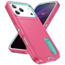 iPhone 17 Series Rugged PC + Silicone Phone Case with Holder