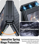 Motorola Razr Ultra Hinge Protection&Kickstand Built - In Screen Protector Phone Case