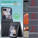 Motorola Razr Ultra Hinge Protection&Kickstand Built - In Screen Protector Phone Case