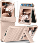 Motorola Razr Ultra Hinge Protection&Kickstand Built - In Screen Protector Phone Case