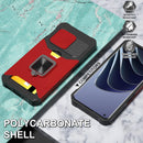 OnePlus 10 Pro Case with Camera Cover & Kickstand, Slide Lens Cover Full Protect