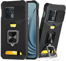 OnePlus 10 Pro Case with Camera Cover & Kickstand, Slide Lens Cover Full Protect