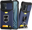 OnePlus 10 Pro Case with Camera Cover & Kickstand, Slide Lens Cover Full Protect