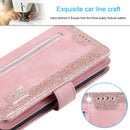 OnePlus 10 Pro One Plus 10Pro 5G Wallet Case Wrist Strap Zipper Purse Phone Cover