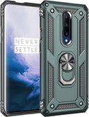 OnePlus 7 Pro Case Military Protection Built - in 360 Rotation Car Magnetic Holder 6.67" Blue