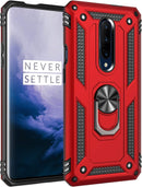 OnePlus 7 Pro Case Military Protection Built - in 360 Rotation Car Magnetic Holder 6.67" Blue