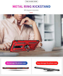 OnePlus 7 Pro Case Military Protection Built - in 360 Rotation Car Magnetic Holder 6.67" Blue