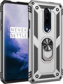 OnePlus 7 Pro Case Military Protection Built - in 360 Rotation Car Magnetic Holder 6.67" Blue