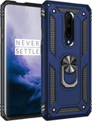 OnePlus 7 Pro Case Military Protection Built - in 360 Rotation Car Magnetic Holder 6.67" Blue