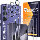Samsung Galaxy S24 Plus 5G 9H Tempered Glass Ultrasonic Fingerprint Clear Case