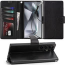 Samsung Galaxy S24 Plus 5G Wallet Case Flip Cover Kickstand Wristlet Strap