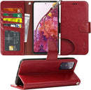 Samsung Galaxy S24 Plus 5G Wallet Case Flip Cover Kickstand Wristlet Strap