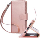 Samsung Galaxy S24 Plus 5G Wallet Case Flip Cover Kickstand Wristlet Strap