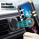 Samsung Galaxy S24 Plus Butterfly Blue Shockproof Protection Cover