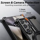 Samsung Galaxy S24 Ultra Minimalist Kickstand Heavy Duty Shockproof Phone Case