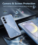 Samsung Galaxy S25 - Plus Military Grade Drop Protection Transparent Cases
