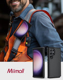 Samsung Galaxy S25 Ultra Rugged Heavy - Duty Holster Case with 360° Rotating Belt Clip