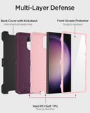 Samsung Galaxy S25 Ultra Rugged Heavy - Duty Holster Case with 360° Rotating Belt Clip