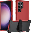 Samsung Galaxy S25 Ultra Rugged Heavy - Duty Holster Case with 360° Rotating Belt Clip