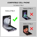 Samsung Galaxy Z Flip 5 Case Built - in Screen Protection HD Clearly All - Inclusive Silicone Shockproof Case
